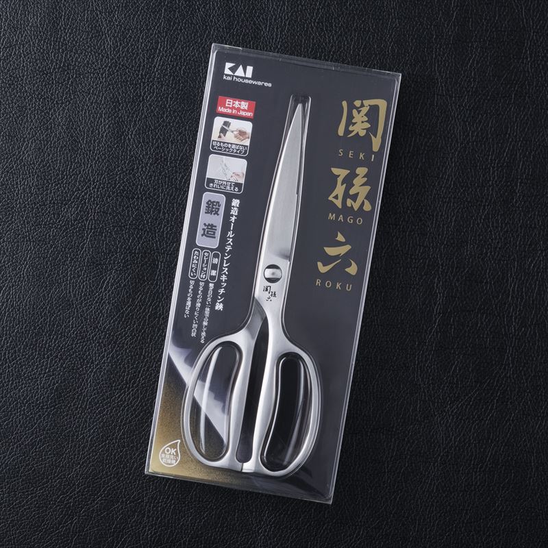 【店舗限定】関孫六 SEKI MAGOROKU DH-3345 オールステンレスキッチン鋏