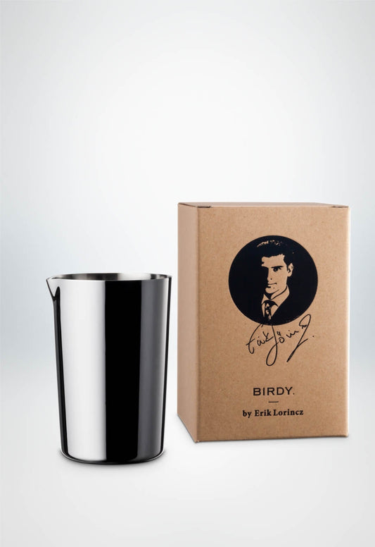 Vaso mezclador / copa de bar MT540 en acero inoxidable - BIRDY - por Erik Lorincz
