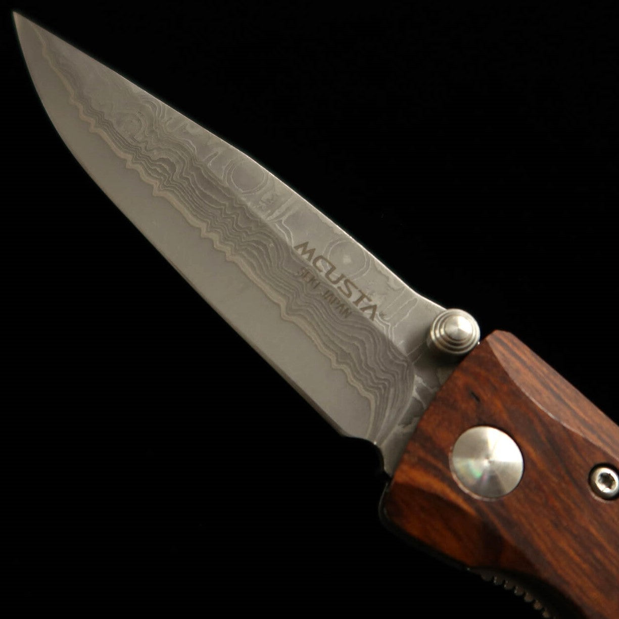 Folding Knife MCUSTA Classic Wave Damascus Ironwood MC-0018D (85mm)