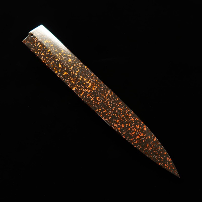 Bainha para Yanagiba laqueada marrom dourado/escuro (300mm)