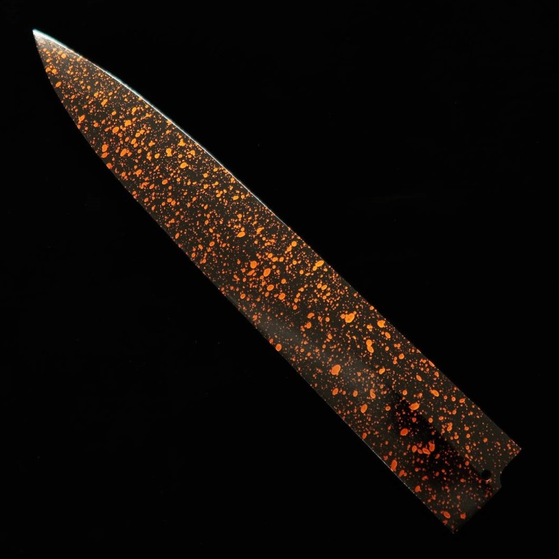 Bainha para Yanagiba laqueada marrom dourado/escuro (300mm)