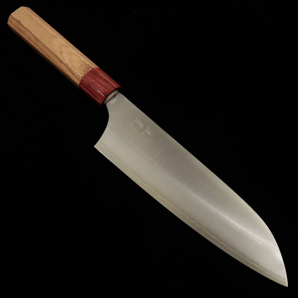 STYLE-K Kurosaki Makoto - Ryuusei - Santoku Aogami Super mango de cerezo americano (170mm)