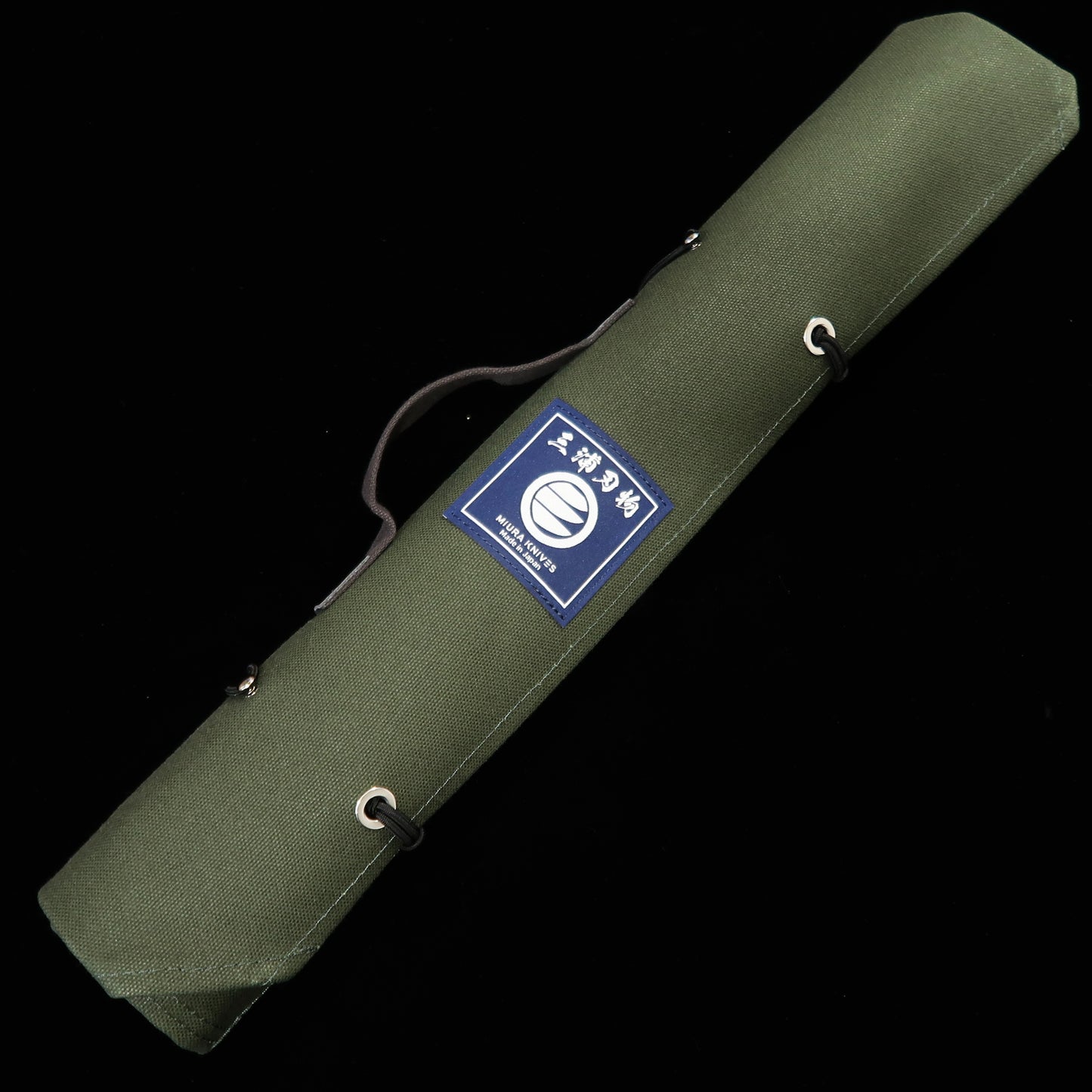 Miura Facas Estojo de lona para facas 51×48cm para 4 facas (Azul marinho/preto/vermelho/verde/bege)