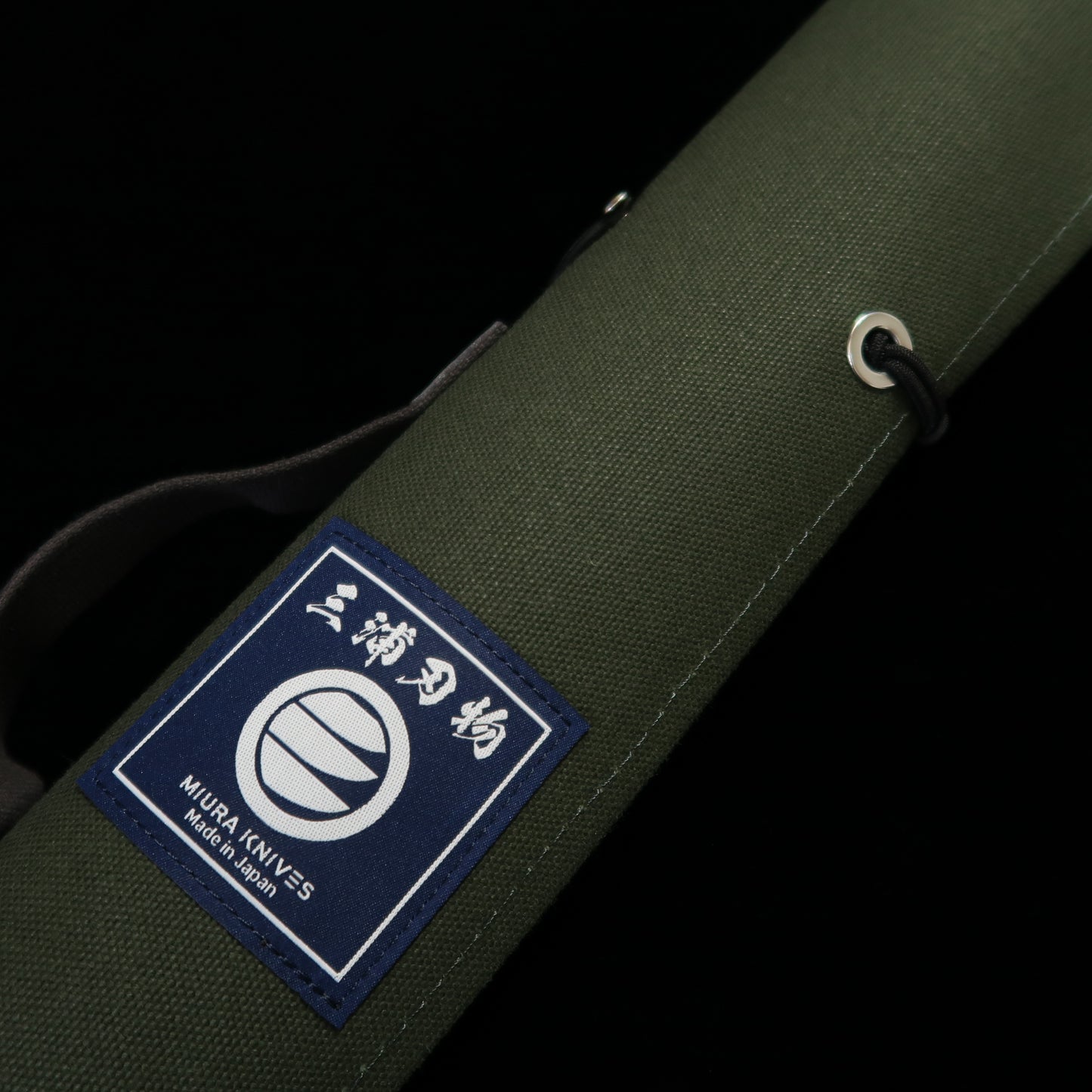 Miura Facas Estojo de lona para facas 51×48cm para 4 facas (Azul marinho/preto/vermelho/verde/bege)