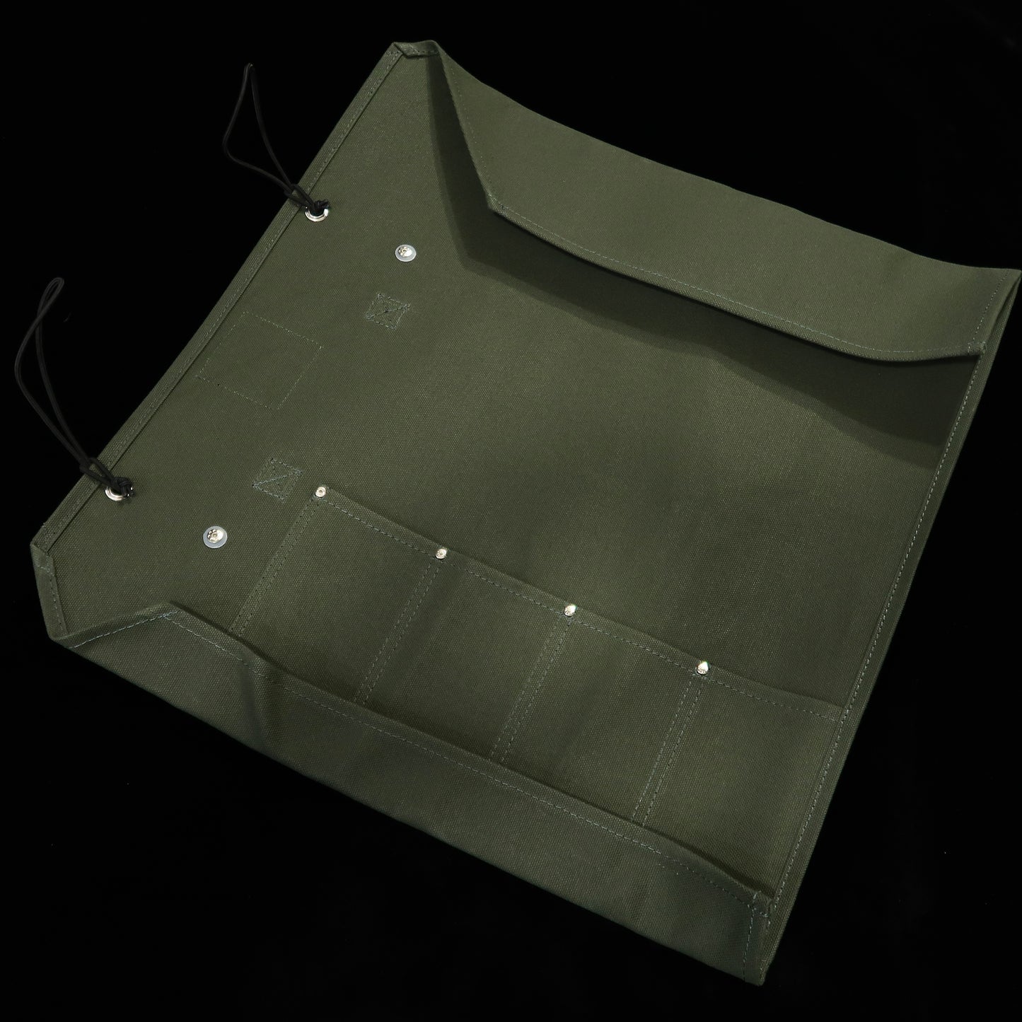 Miura Facas Estojo de lona para facas 51×48cm para 4 facas (Azul marinho/preto/vermelho/verde/bege)