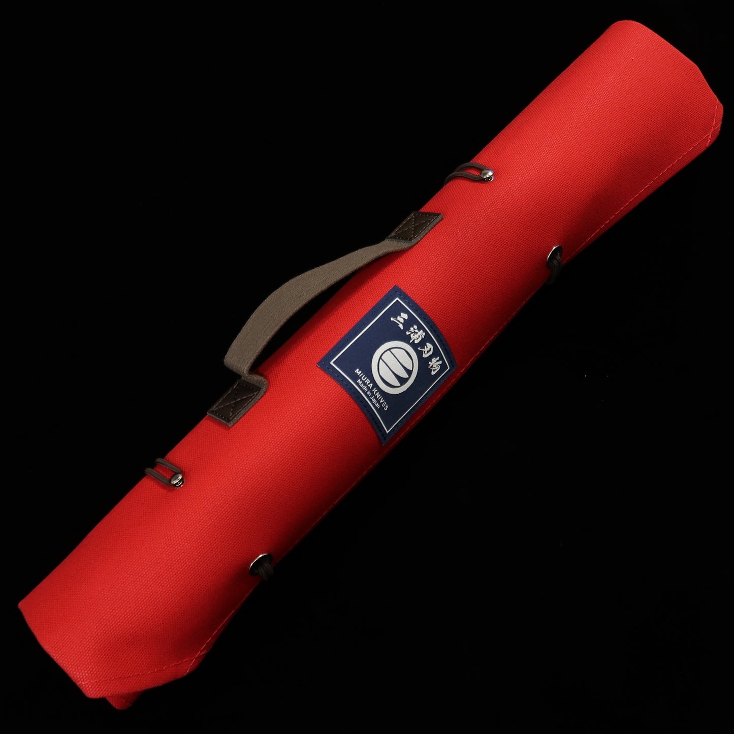 Miura Facas Estojo de lona para facas 51×48cm para 4 facas (Azul marinho/preto/vermelho/verde/bege)