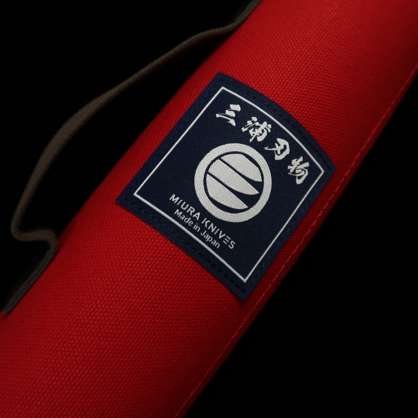 Miura Facas Estojo de lona para facas 51×48cm para 4 facas (Azul marinho/preto/vermelho/verde/bege)