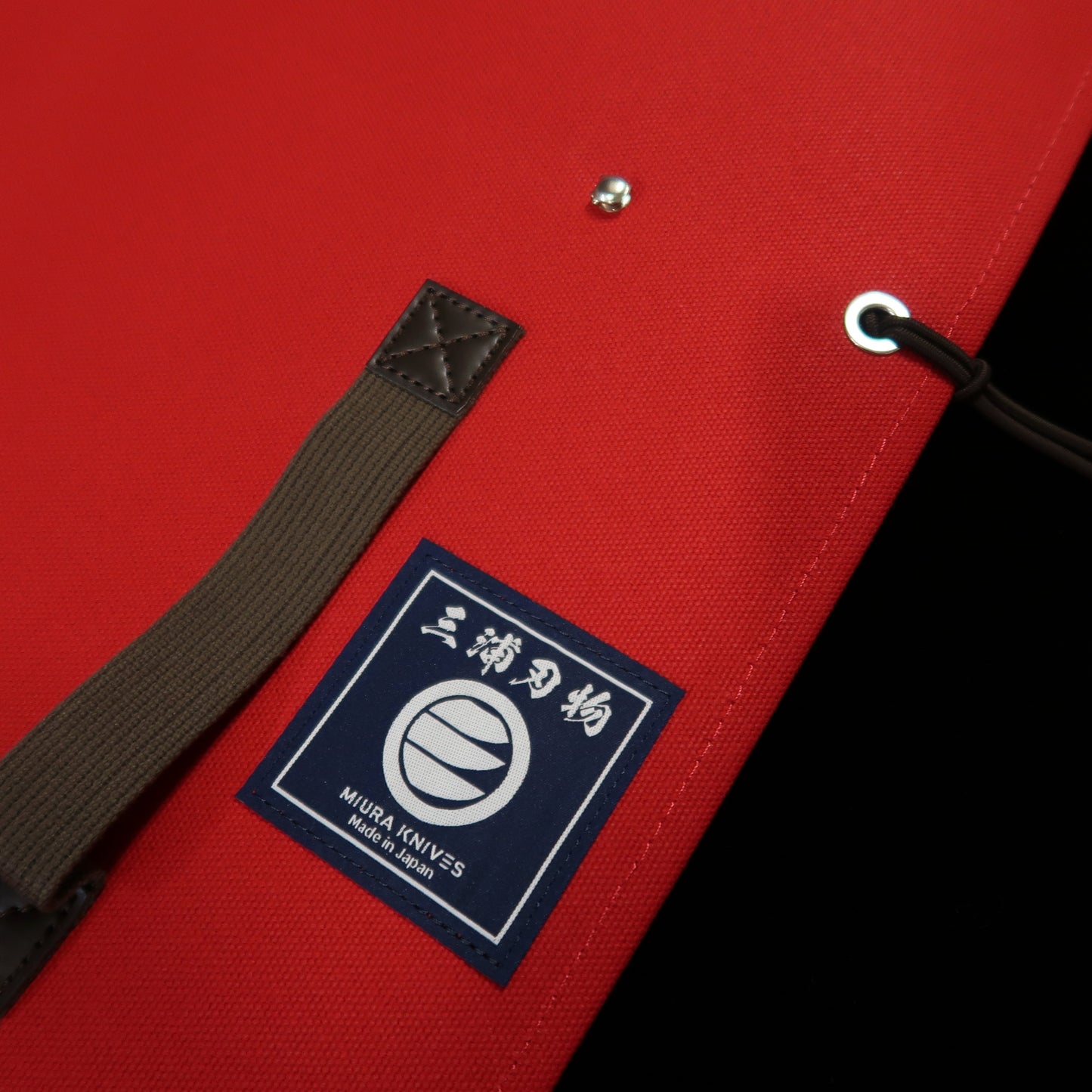Miura Facas Estojo de lona para facas 51×48cm para 4 facas (Azul marinho/preto/vermelho/verde/bege)