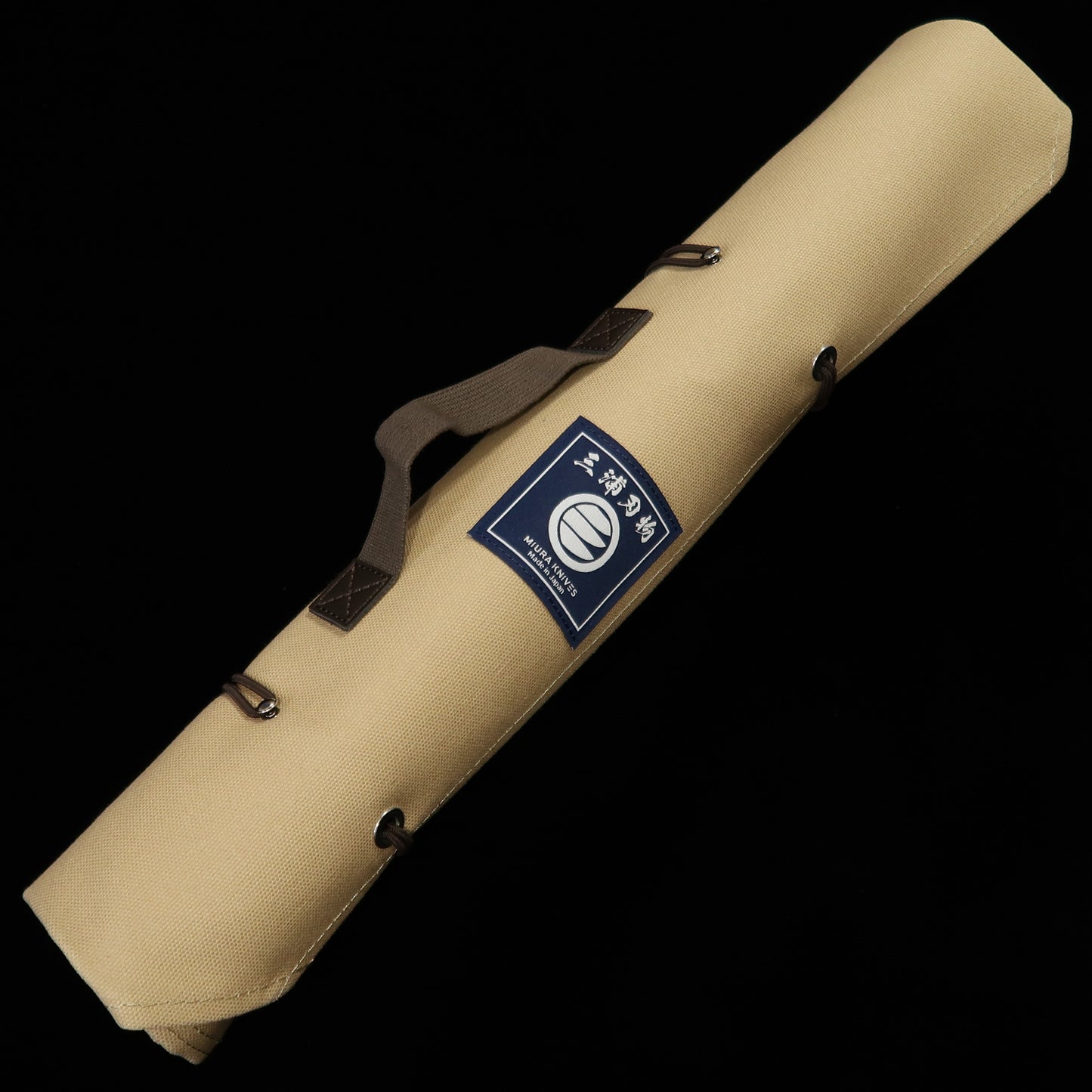 Miura Facas Estojo de lona para facas 51×48cm para 4 facas (Azul marinho/preto/vermelho/verde/bege)