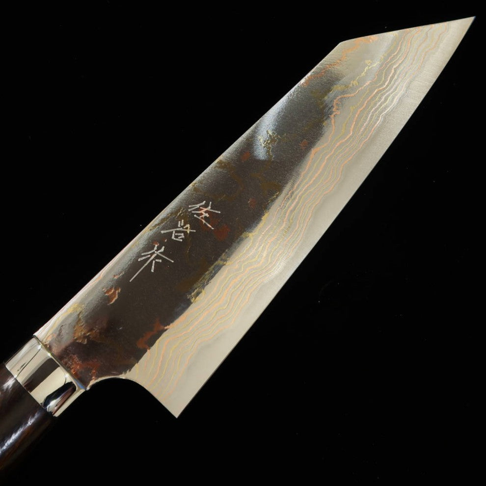 Saji Takeshi SAJI TAKESHI Damasco de colores Bunka madera de hierro (175 mm)