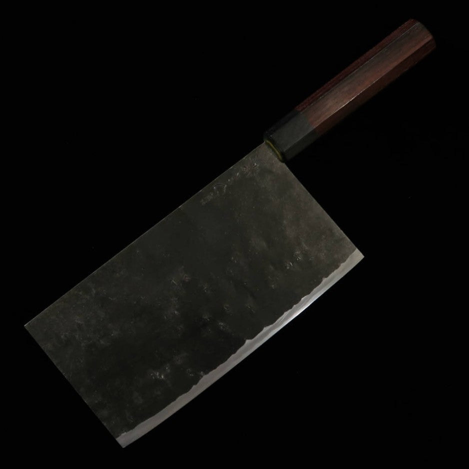 TAKEDA Forja a mano de Bitchu, cuchillo chino (pequeño), acero Hitachi hoja azul super (190~210mm)