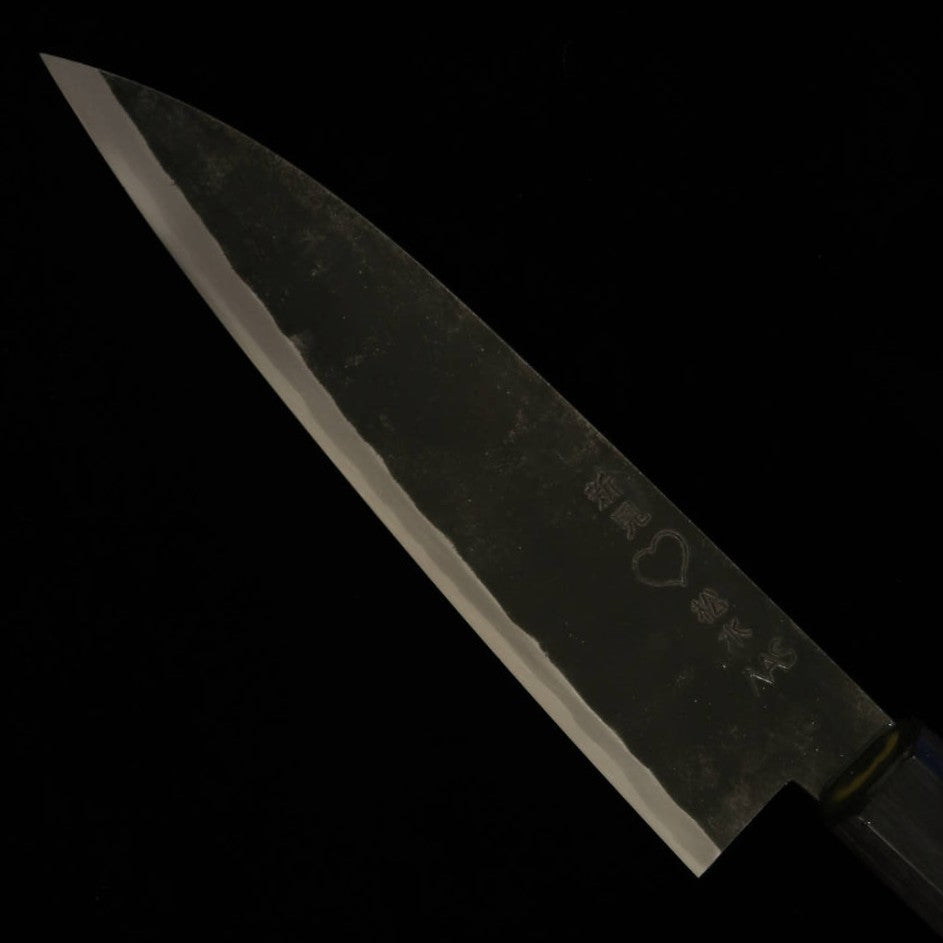Takeda Hamono TAKEDA, forge artisanale Bitchu, couteau utilitaire petty, acier Hitachi Aogami Super (130~150 mm)