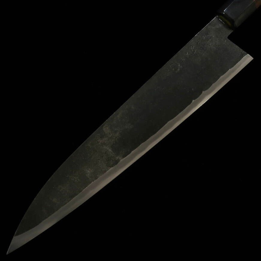 Takeda HAMONO TAKEDA Forja a mano de Bitchū, Deba de despiece extra grande, acero Hitachi Aogami Super (230~250 mm)