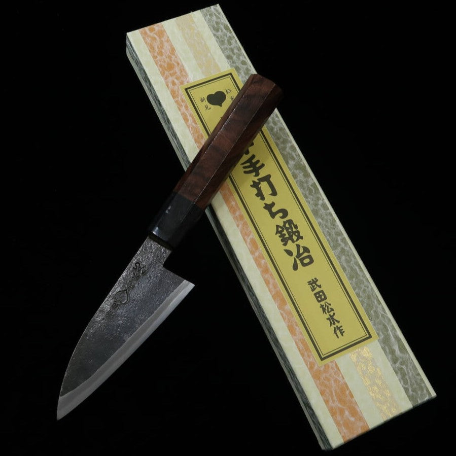 武田刃物TAKEDA 備中手打ち鍛冶 小出刃 日立青紙スーパー鋼(90~110mm)