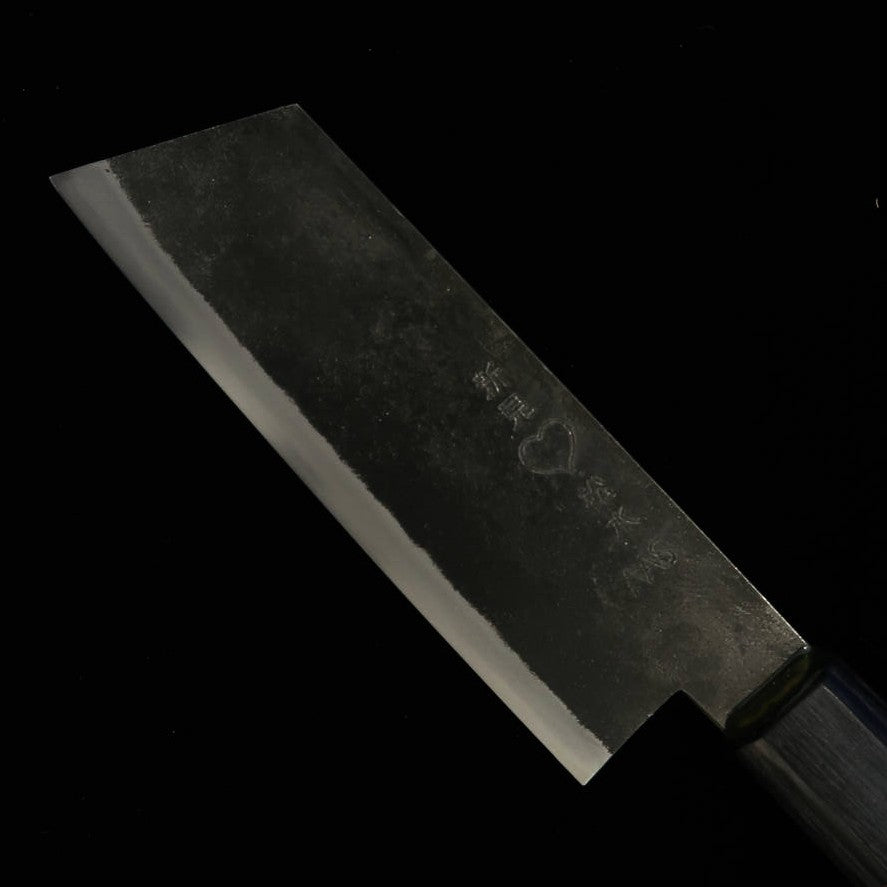 TAKEDA Hamono – Couteau Ko-Bunka forgé à la main à Bitchū – Acier Hitachi Aogami Super (100–120 mm)