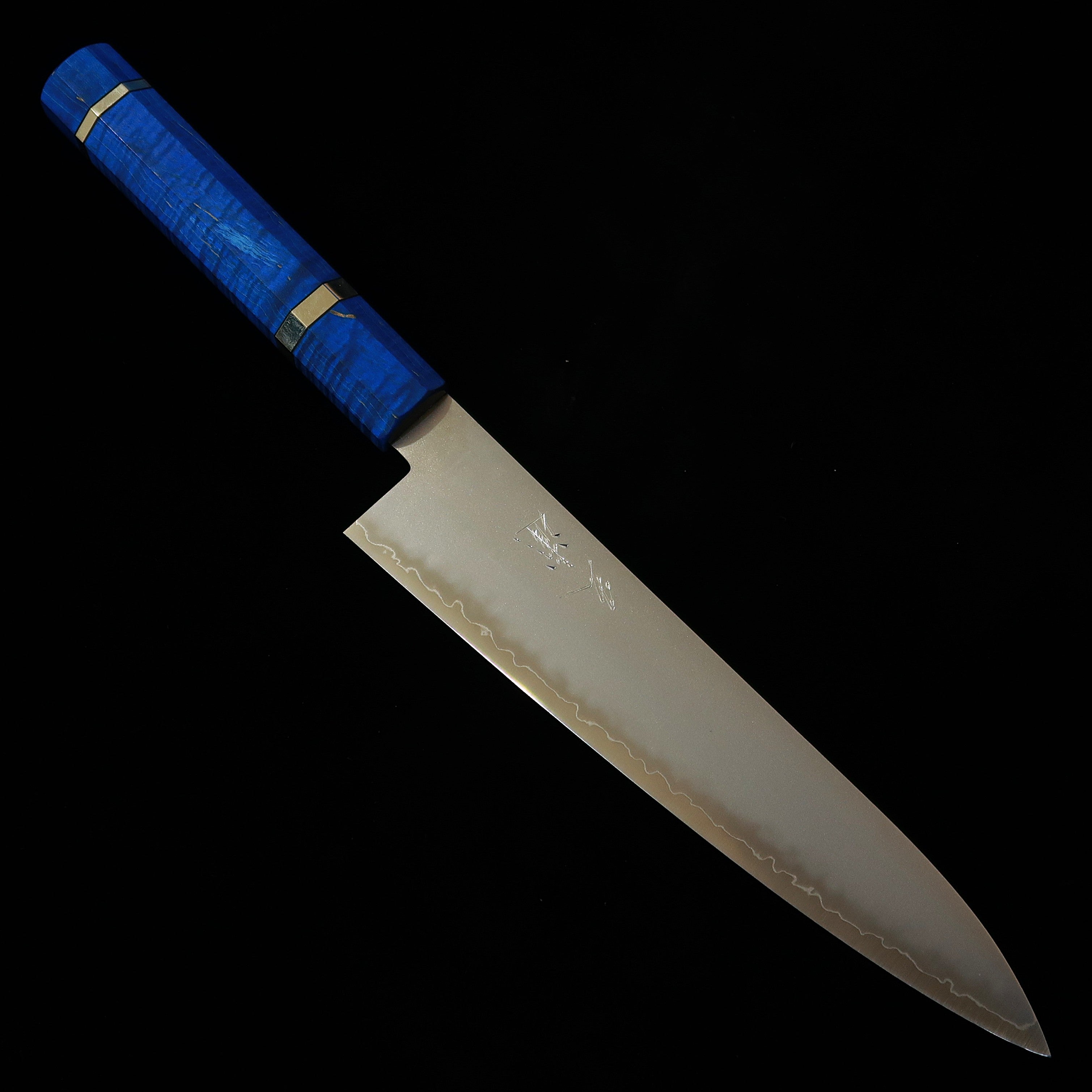 三浦MIURA 牛刀 ZDP189 ショット スタビライズウッドハンドル（210mm