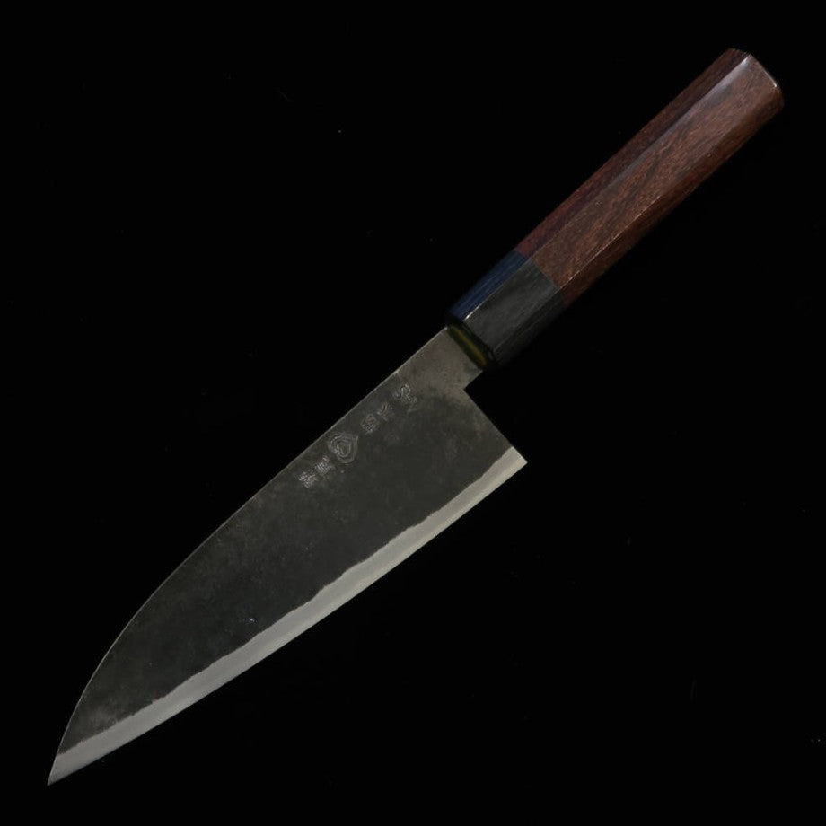 TAKEDA Facas - Forja artesanal de Bitchū - Faca pequena Sasasa - Aço Hitachi Aogami Super (150~170mm)