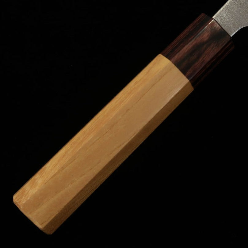 三浦MIURA 牛刀 銀紙三号 欅八角柄 木製鞘付き (180mm)