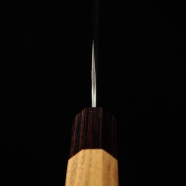 三浦MIURA 牛刀 銀紙三号 欅八角柄 木製鞘付き (180mm)
