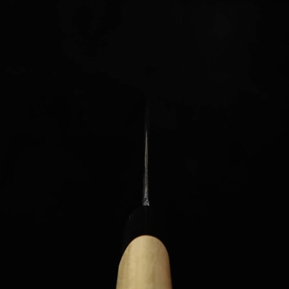 Miura MIURA by Shindo Gyuto Kirituke Aogami nº2, acabamento preto, cabo de madeira de magnólia com chifre de búfalo (210mm)