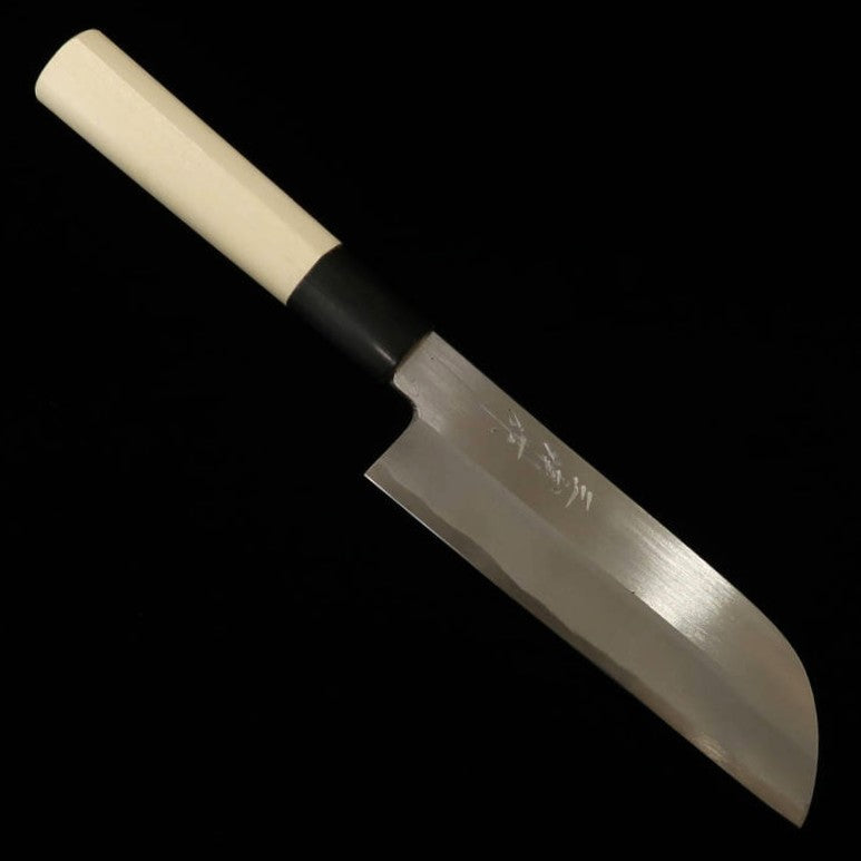 MIURA Menkiri, Japanese Steel, Buffalo-Burgundy Chestnut Handle (150mm)