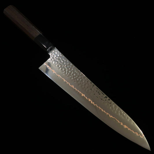 MIURA Gyuto SLD martelé, manche octogonal en wengé (210 mm)