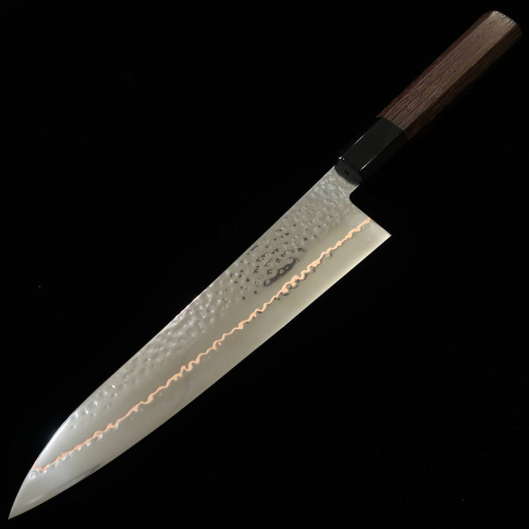 三浦MIURA 牛刀 SLD 鎚目 ウェンジ八角柄 (210mm)