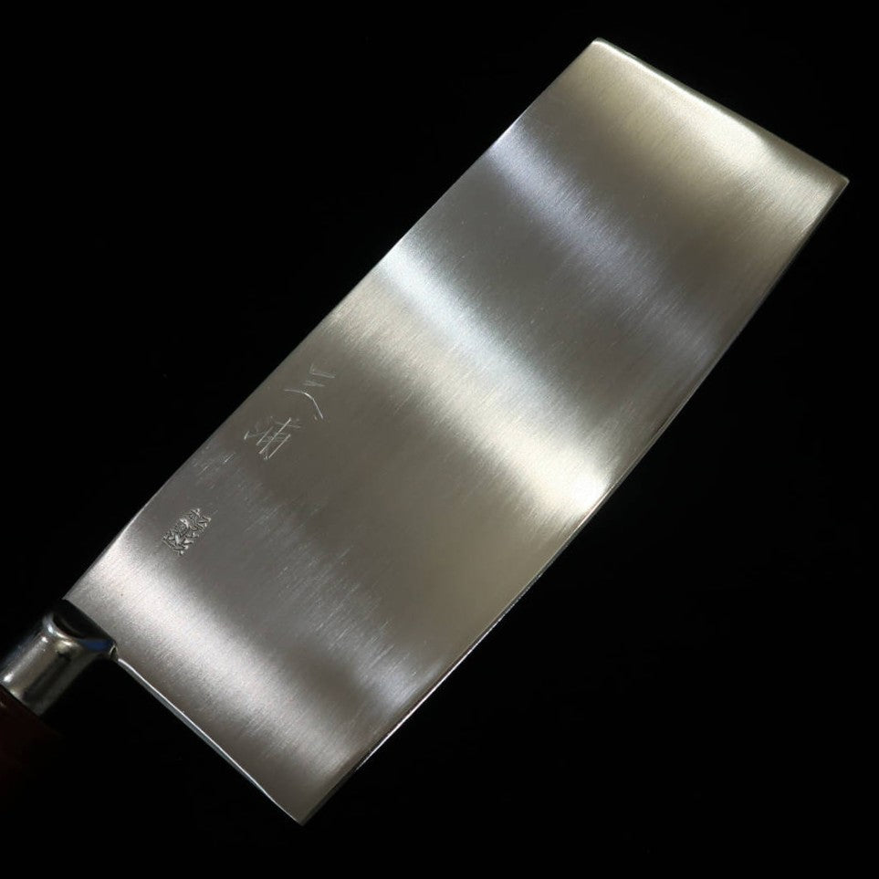 Cuchillo chino MIURA SK acero inoxidable laminado No.500GC mango de madera contrachapada marrón (205 mm)