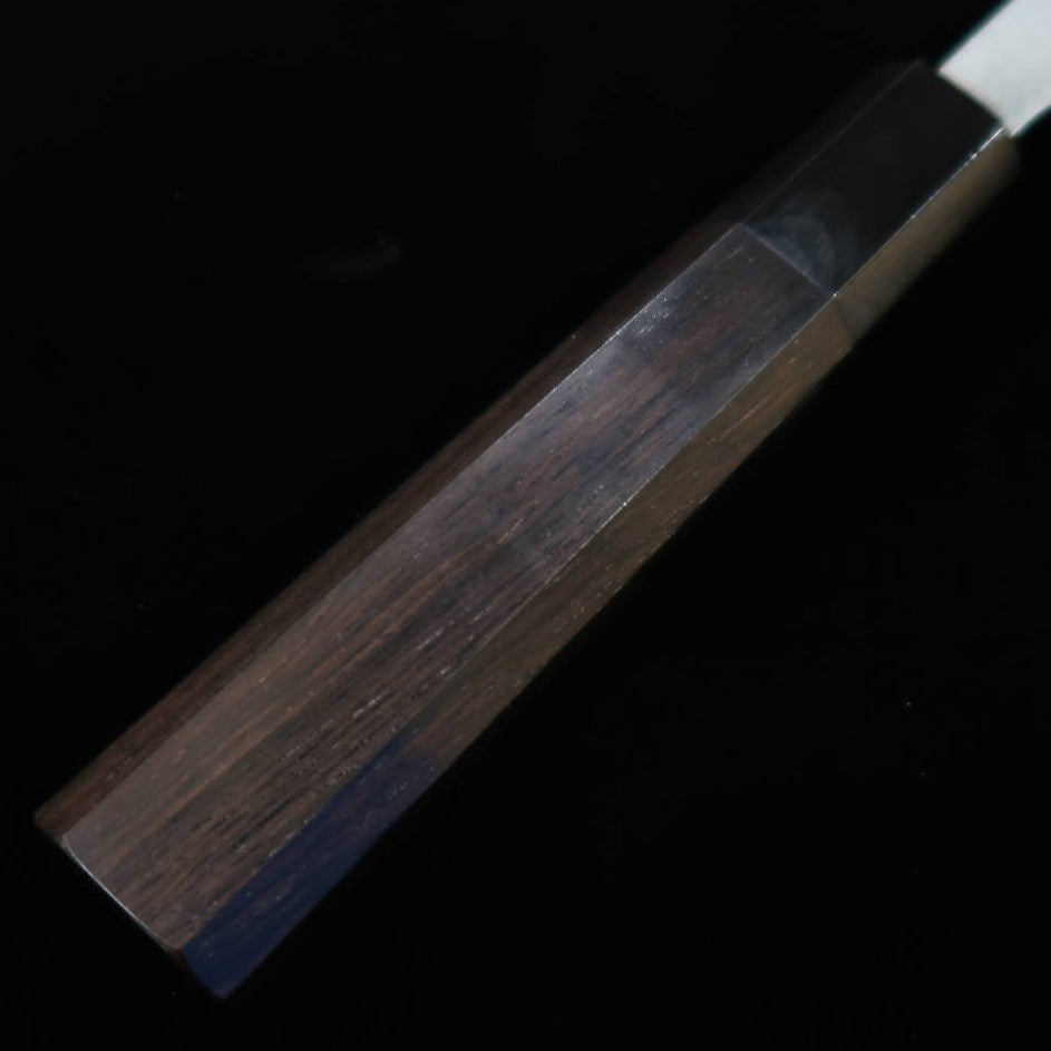 Yoshikane Bunka, SKD High-Speed Steel, Nashiji-Finish Ebony Octagonal Handle (165mm)
