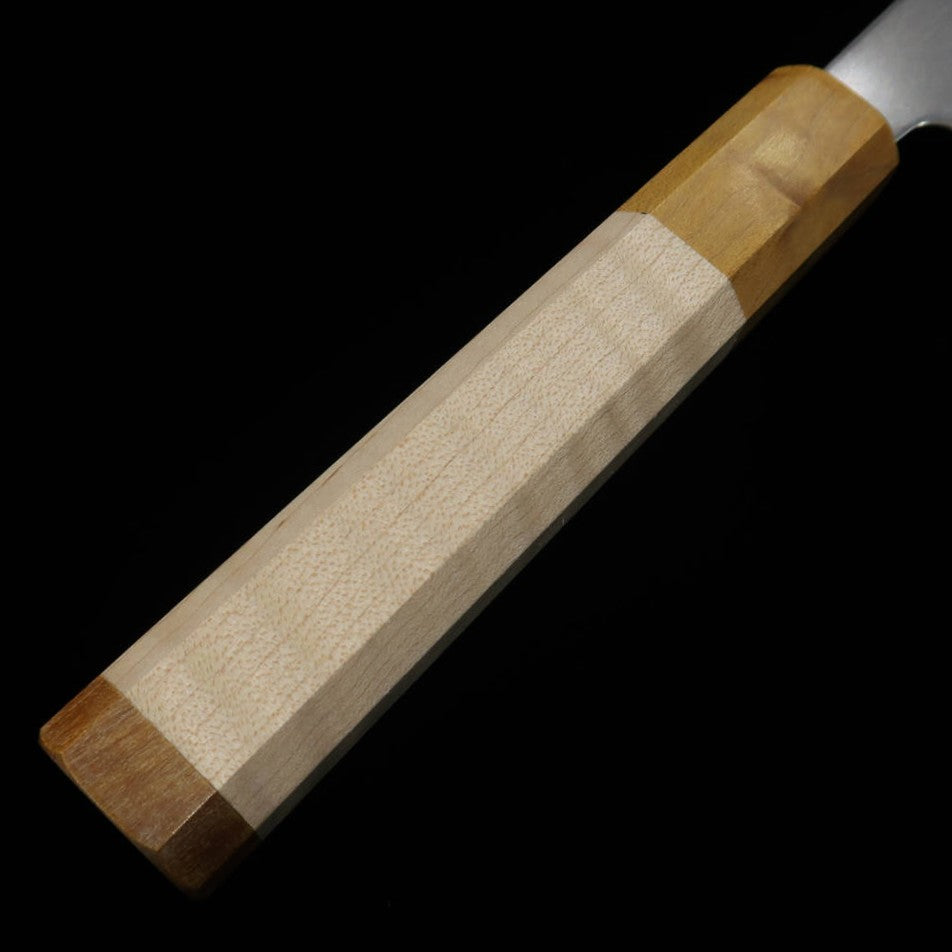 Miura Hikari Santoku SLD Polished Double Maple Handle - Yellow - (170mm)