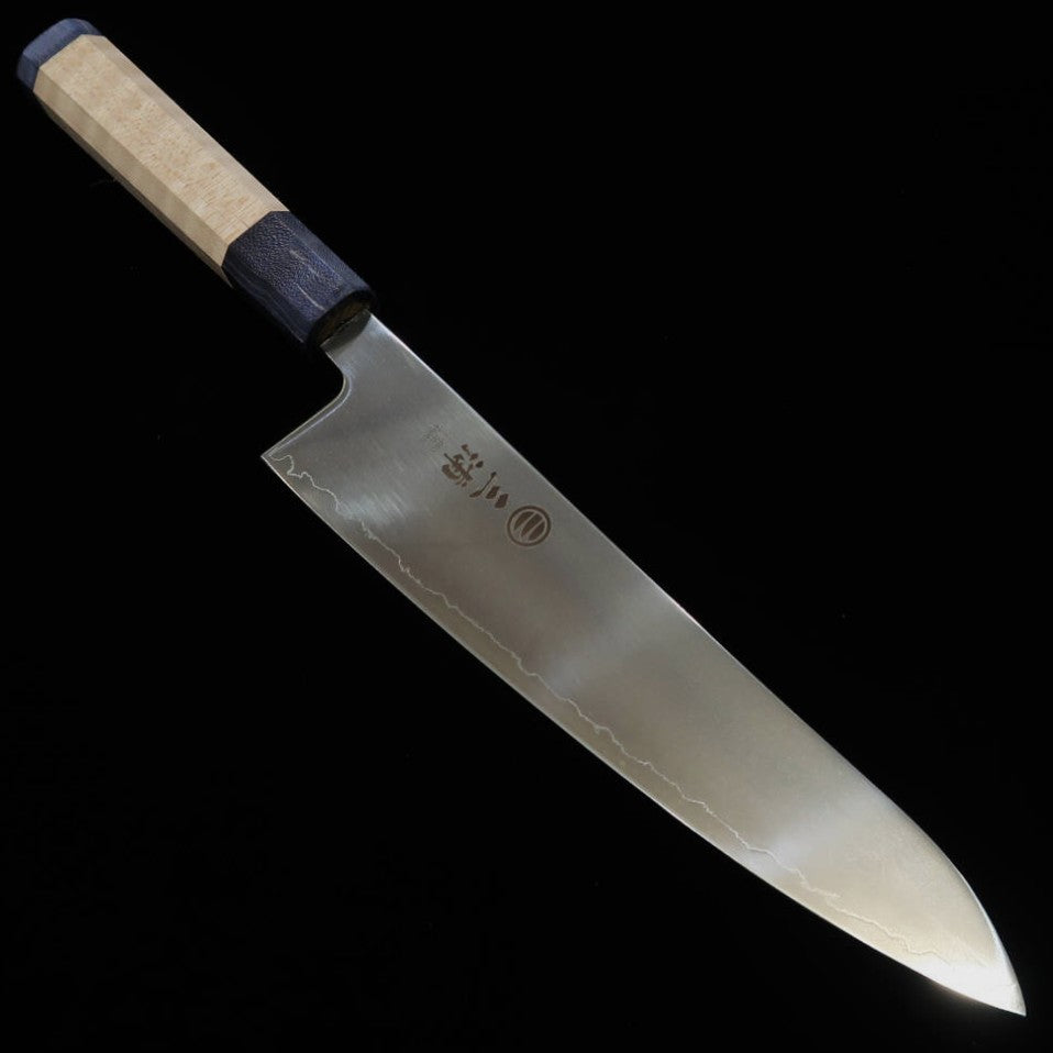 Miura MIURA Hikari Gyuto SLD Polido Cabo duplo em bordo -azul- (195 mm)