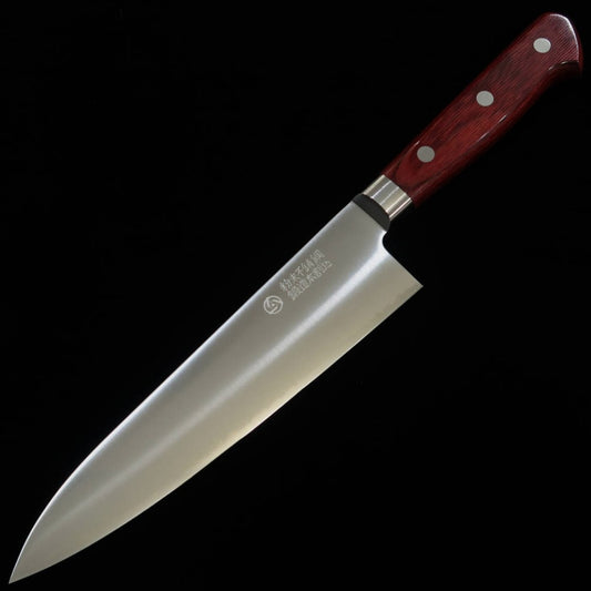 Gyuto MIURA serie R2 Acero pulverizado, mango de madera reforzada laminada (180/210mm)