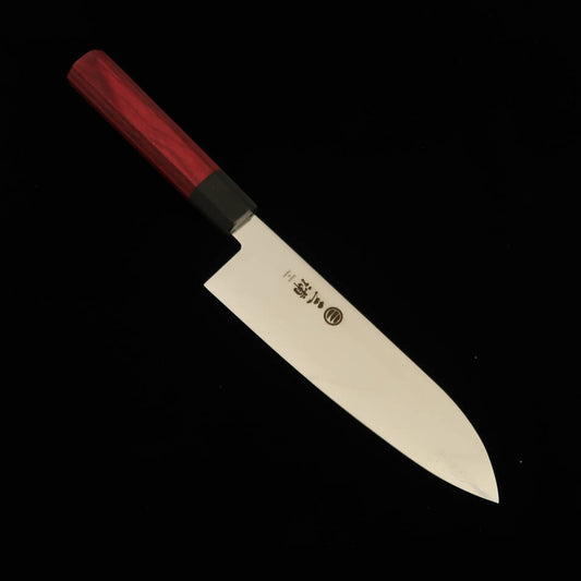 Santoku MIURA 33 camadas Damasco cabo octogonal (180mm)