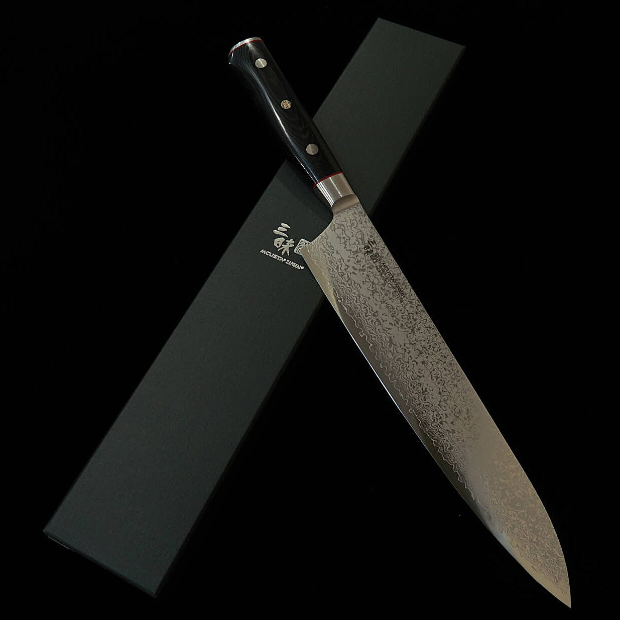 Gyuto ZANMAI MCUSTA Classic Pro 3 Damasco tipo cebra (180-240mm)