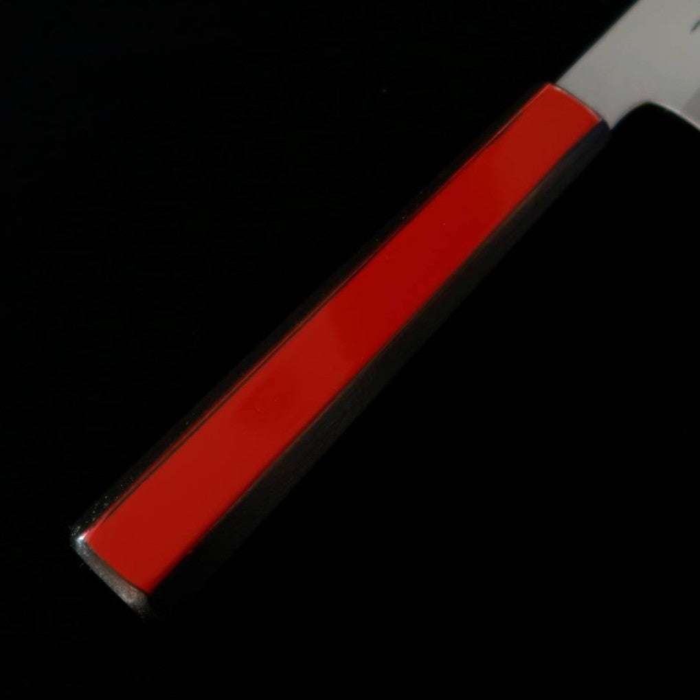 Kagekiyo KAGEKIYO Acier blanc n°1 Urushi rouge laqué Gyuto japonais (240/210 mm)
