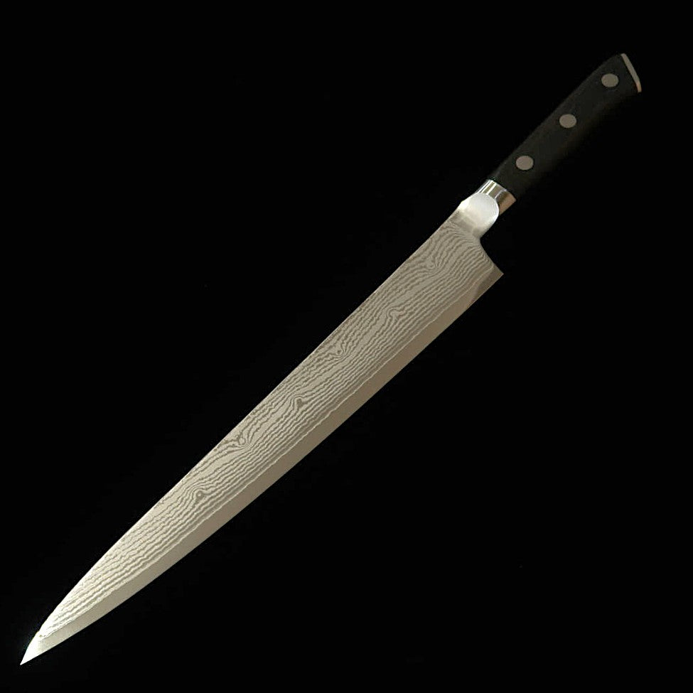 【新定番】三昧MCUSTA ZANMAI クラシック3ダマスカス 筋引 黒 (240/270mm)