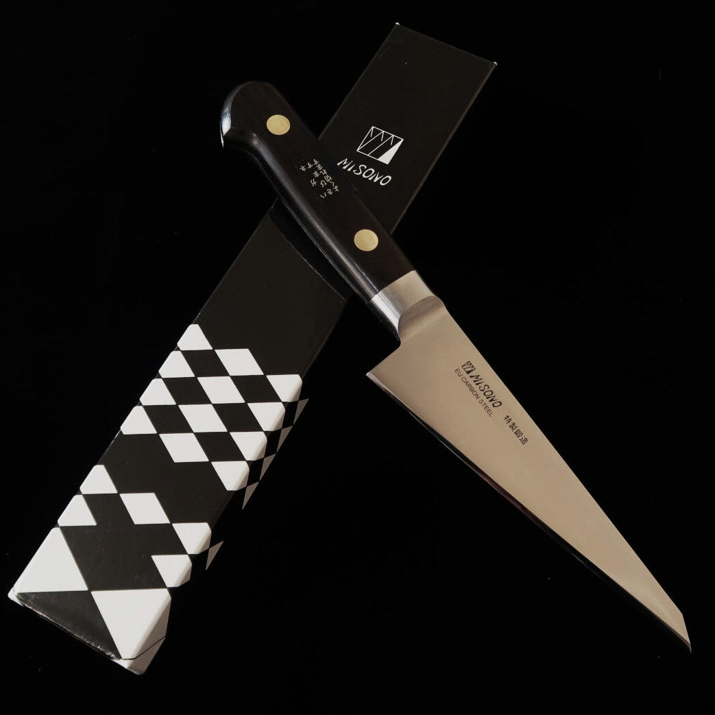 ミソノMISONO ツバ付 ボーニング骨スキ角型 EU鋼(145mm)