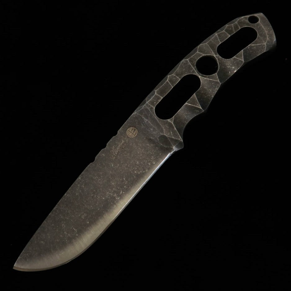 Asurah Knives タフネス ブッシュクラフトナイフ DC53 サンドブラスト仕上げ(100mm)