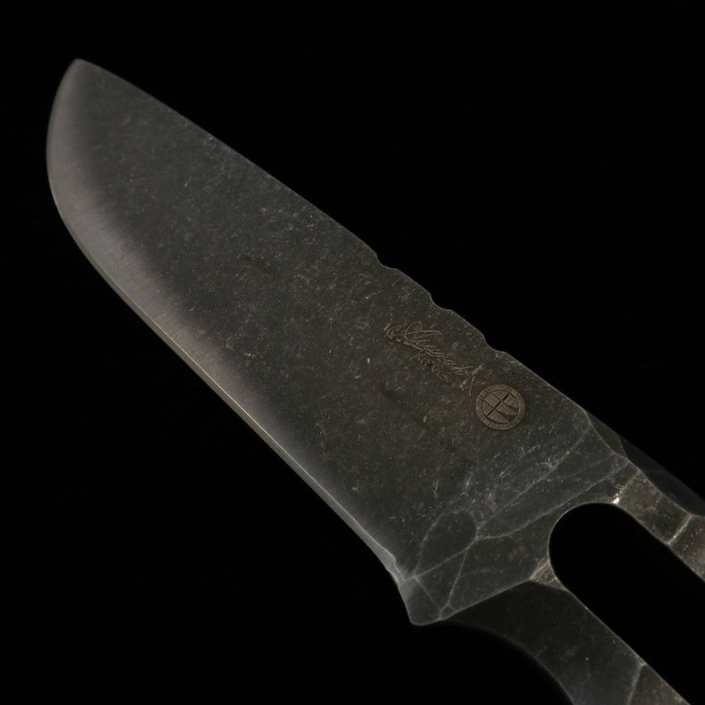 Asurah Knives タフネス ブッシュクラフトナイフ DC53 サンドブラスト仕上げ(100mm)