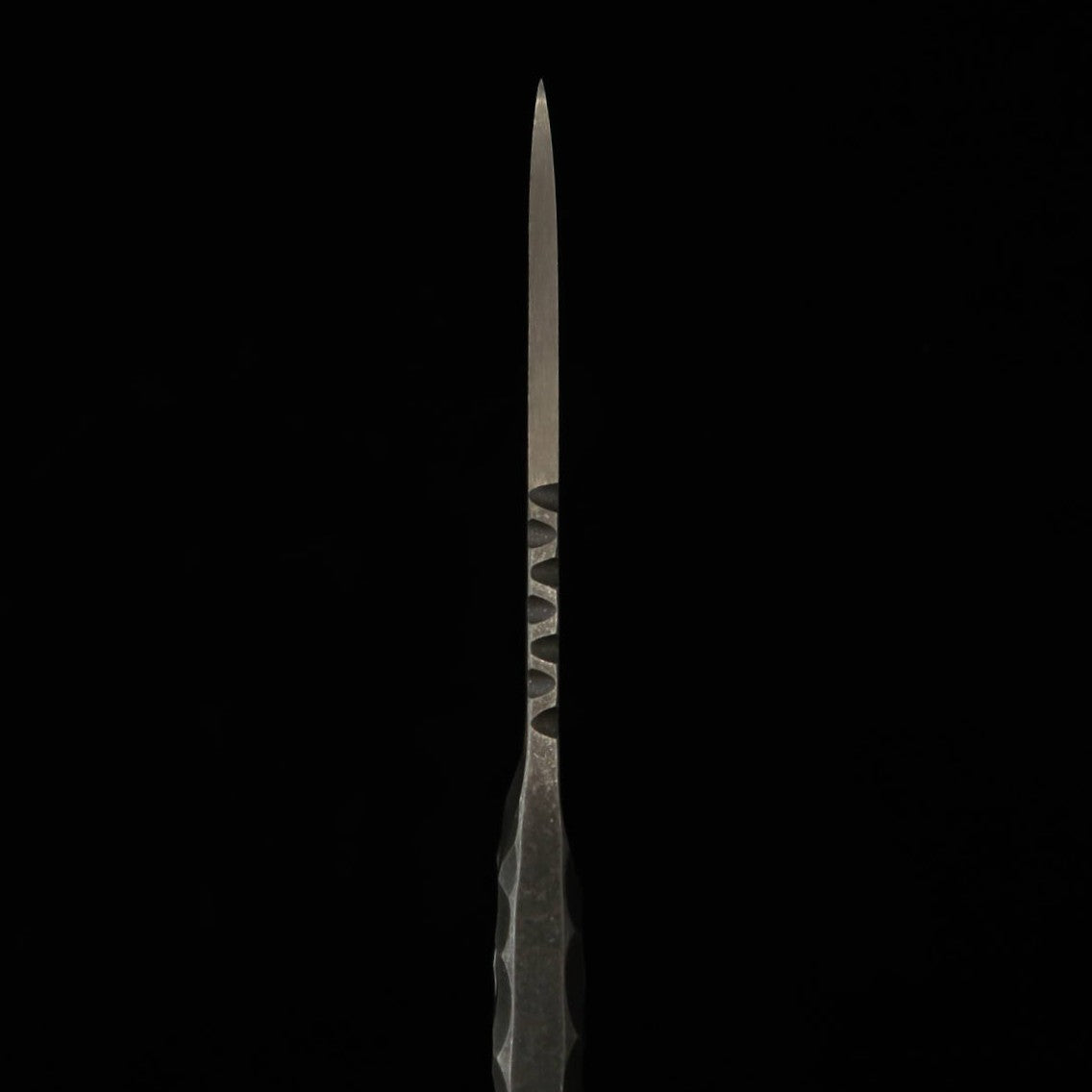 Asurah Knives タフネス ブッシュクラフトナイフ DC53 サンドブラスト仕上げ(100mm)