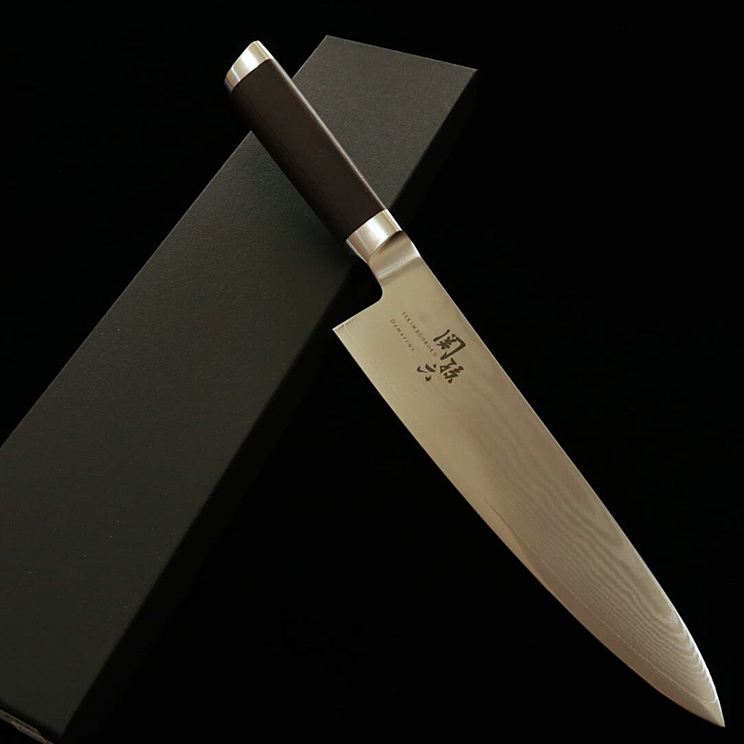 関孫六 SEKI MAGOROKU ダマスカス AE-5204 牛刀 (180mm)