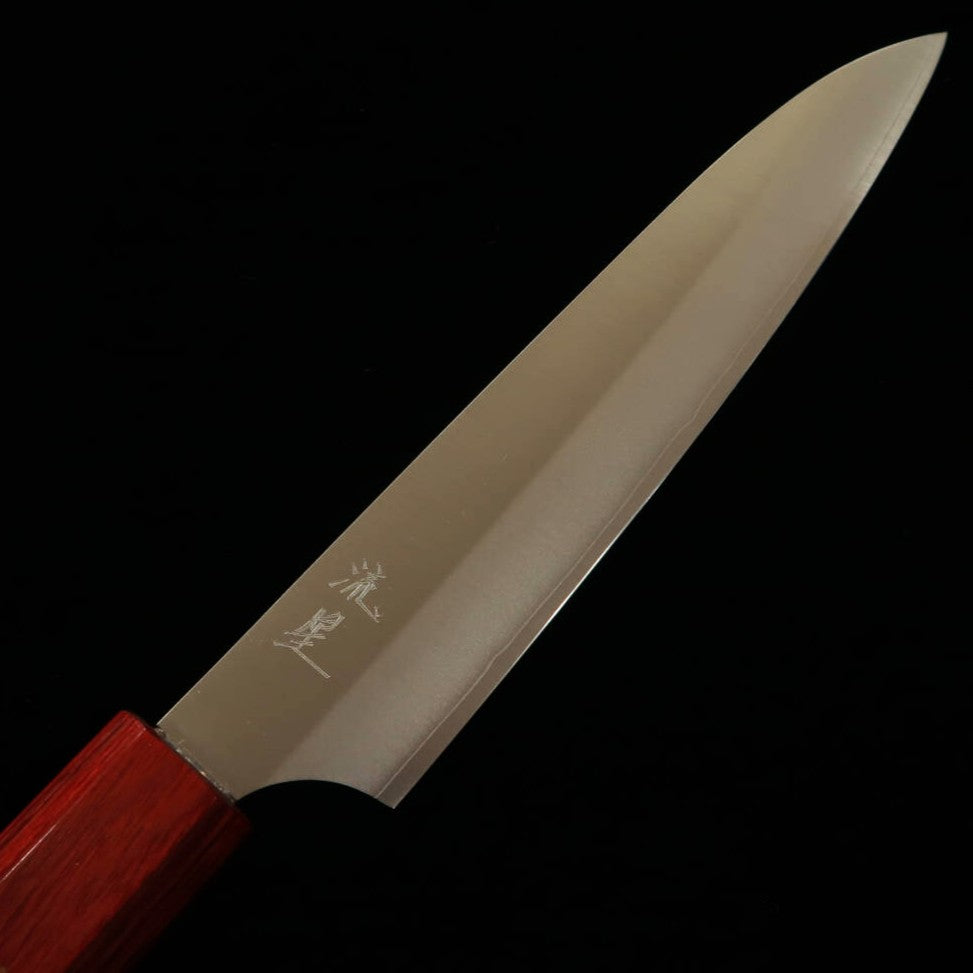 STYLE-K 黒崎真 - 流星 ‐ ペティナイフ 青紙スーパー アメリカンチェリー柄 (150mm)