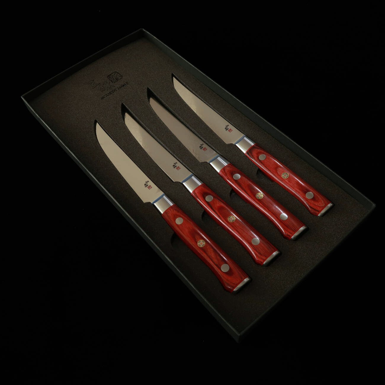 Conjunto de Facas para Bife MCUSTA ZANMAI Classic Pro Damasco Guren 4P (115mm)