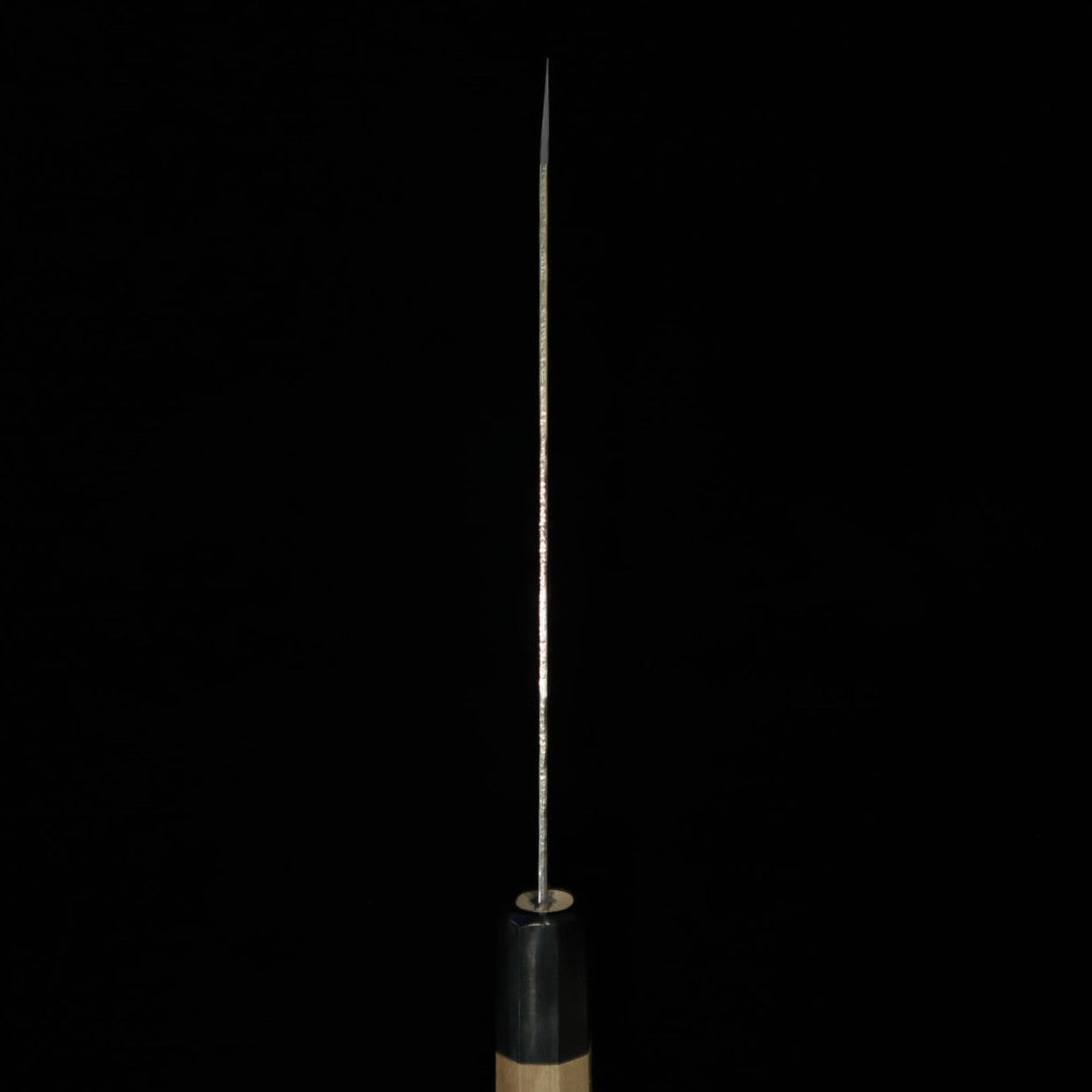 MIURA Bunka AUS10 Espejo martilleado Damasco mango octogonal de magnolia (170 mm)