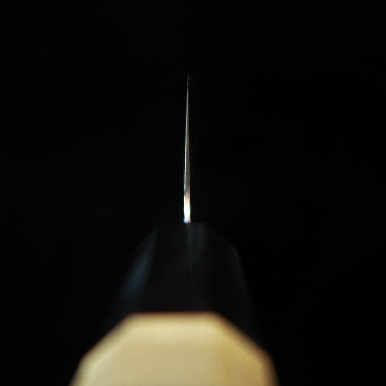 MIURA Bunka AUS10 Espejo martilleado Damasco mango octogonal de magnolia (170 mm)