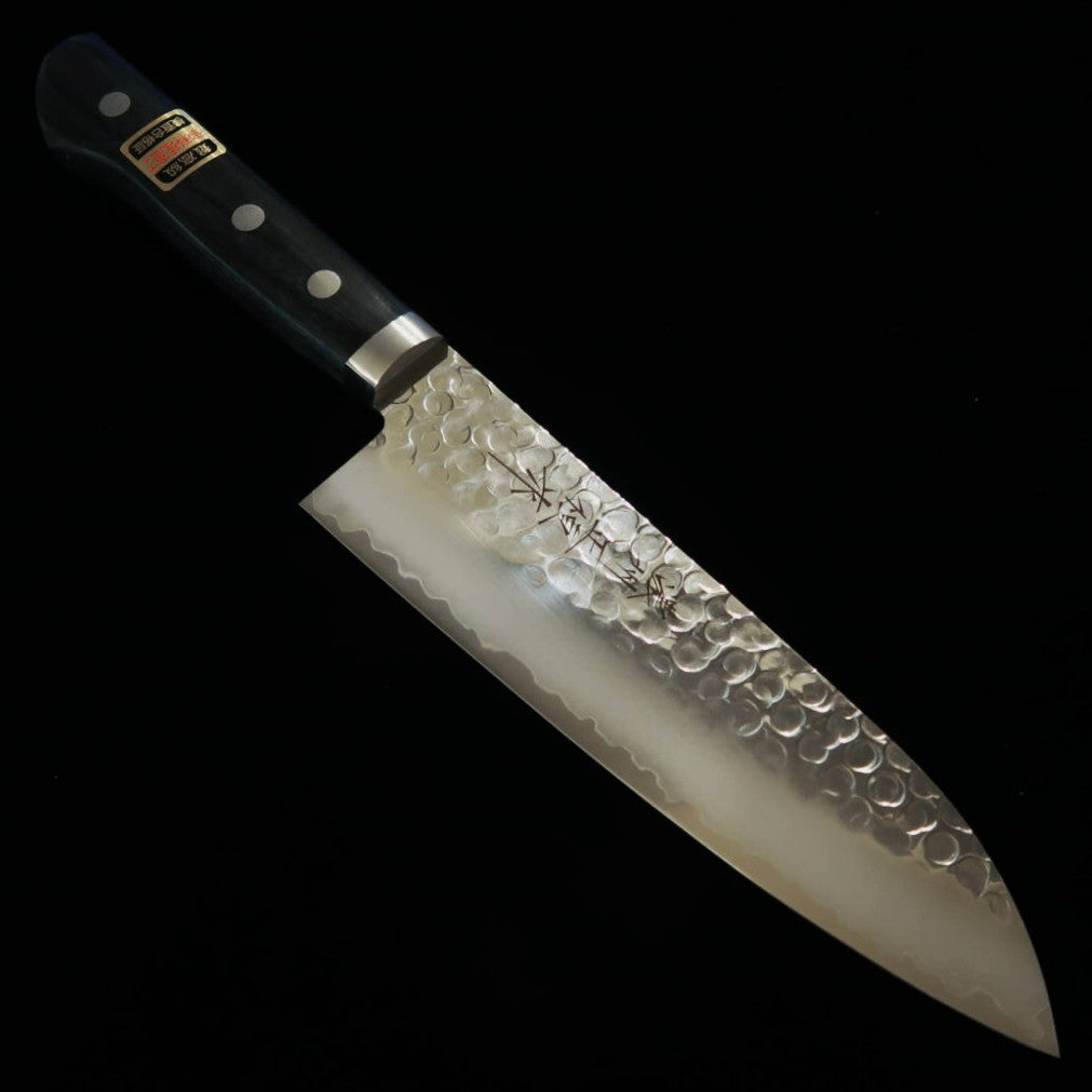 V.ROAD Santoku VG10 martilleado mango de madera laminada (165mm)