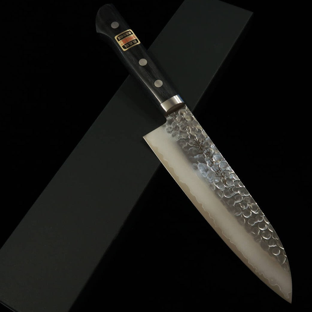 V.ROAD Santoku VG10 martilleado mango de madera laminada (165mm)