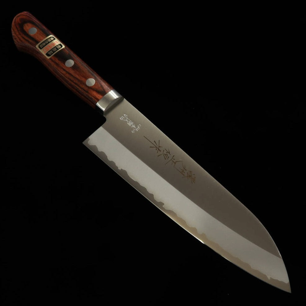 V.ROAD Santoku VG10 mango de caoba (165 mm)