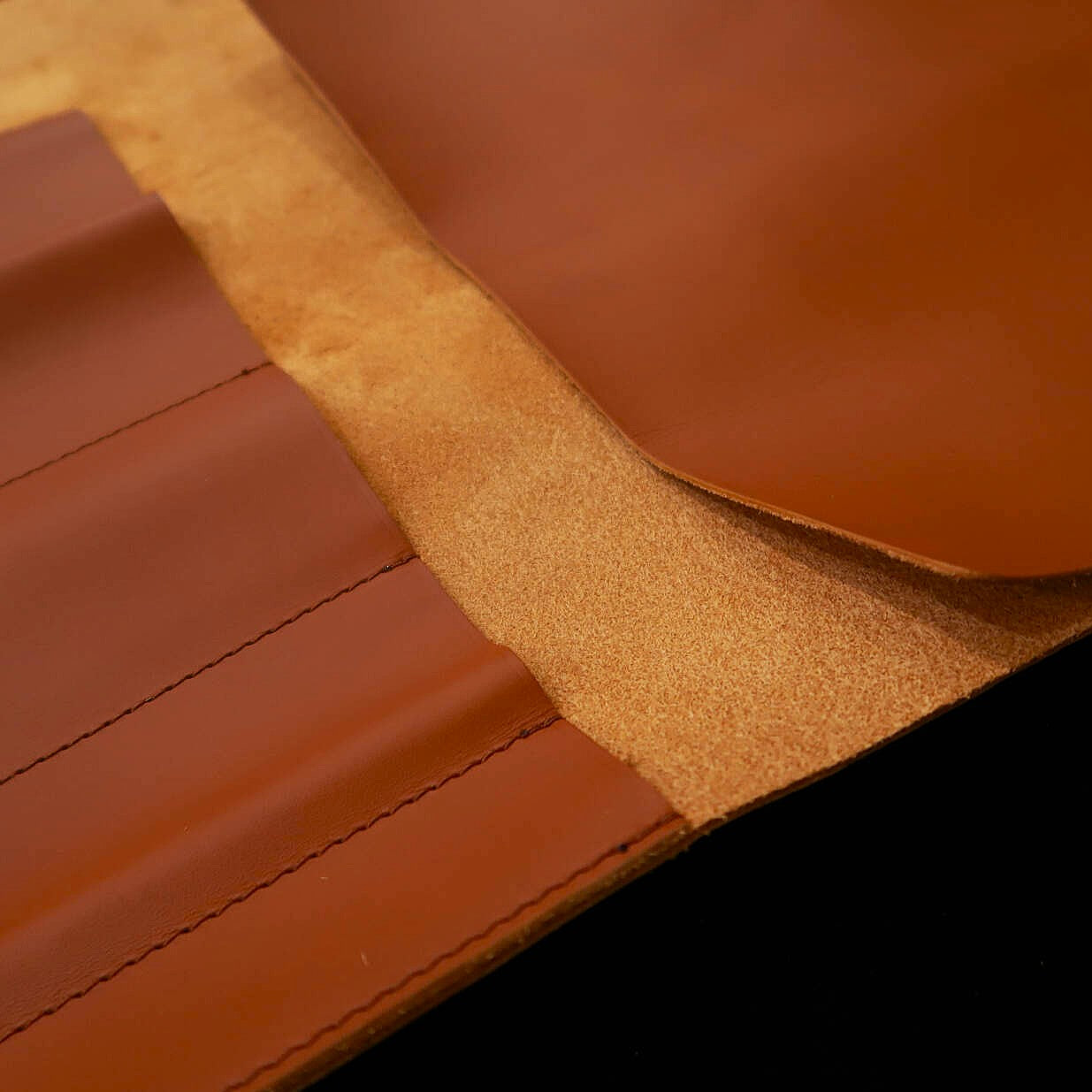 YOKU leatherworks レザーナイフロール ブラウン