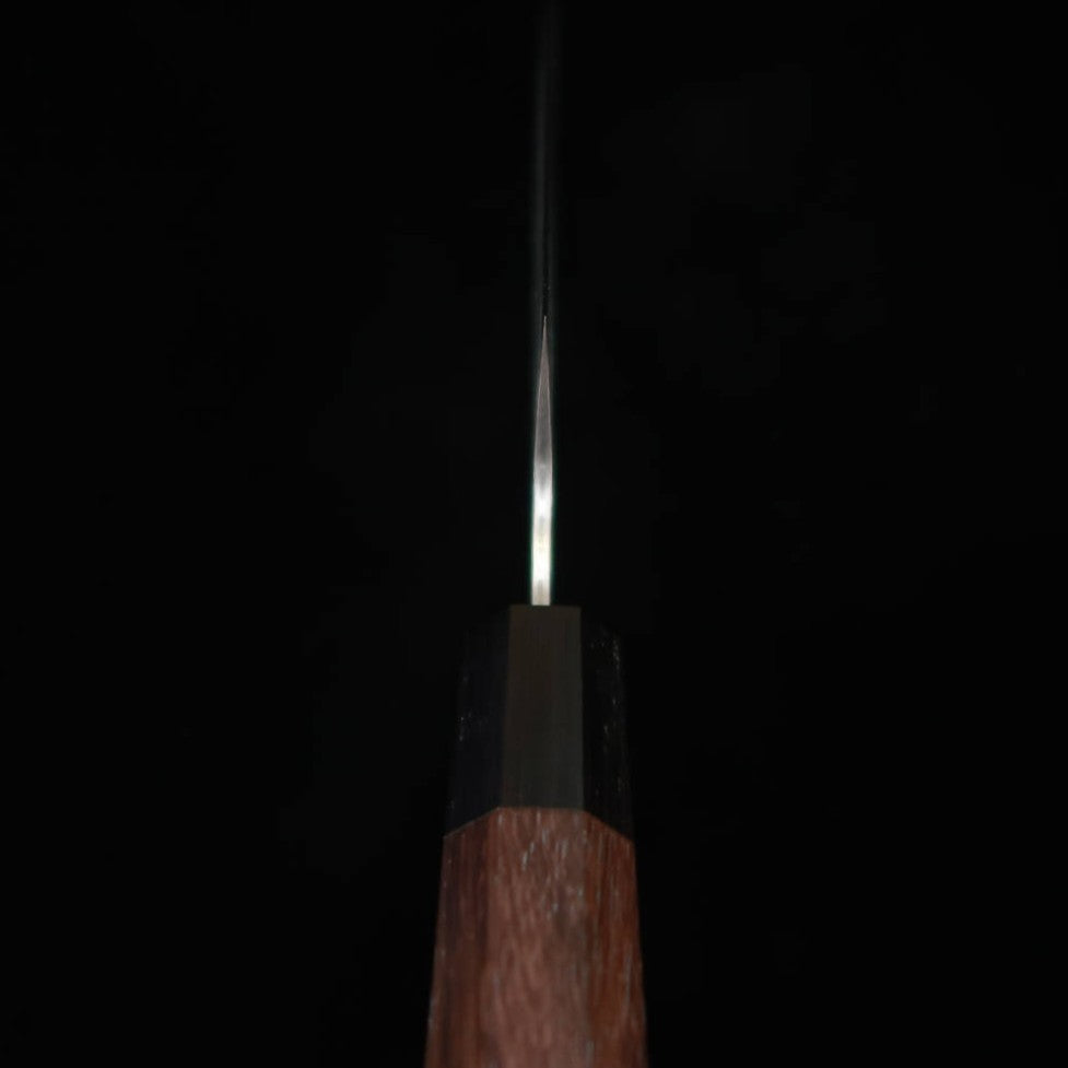 二唐刃物鍛造所NIGARA VG XEOS 槌目ダマスカス 三徳 紫檀柄 (170cmm)